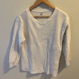 White long sleeve shirt size L Uniqlo